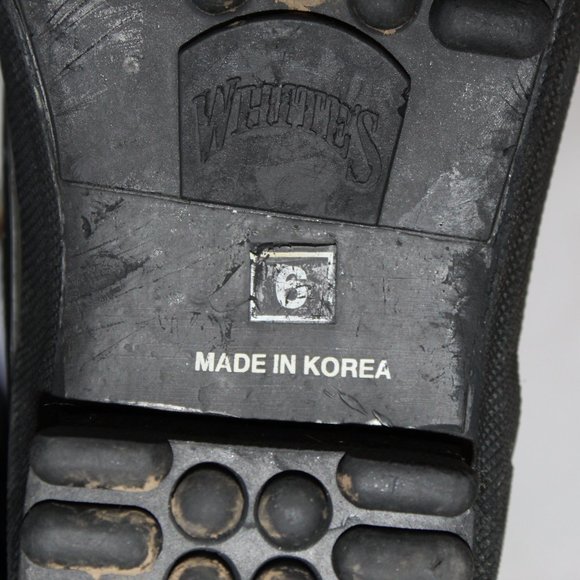 White's 14" Gray Black Elk Guide Pac Boots Leather Insulated Men's 6 Women's 8 - Picture 11 of 14